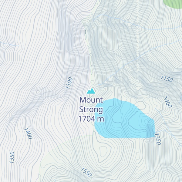 Map of Mount Strong