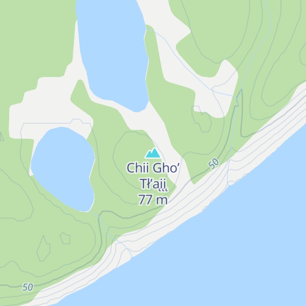 Map of Chii Gho’ Tł’ąįį