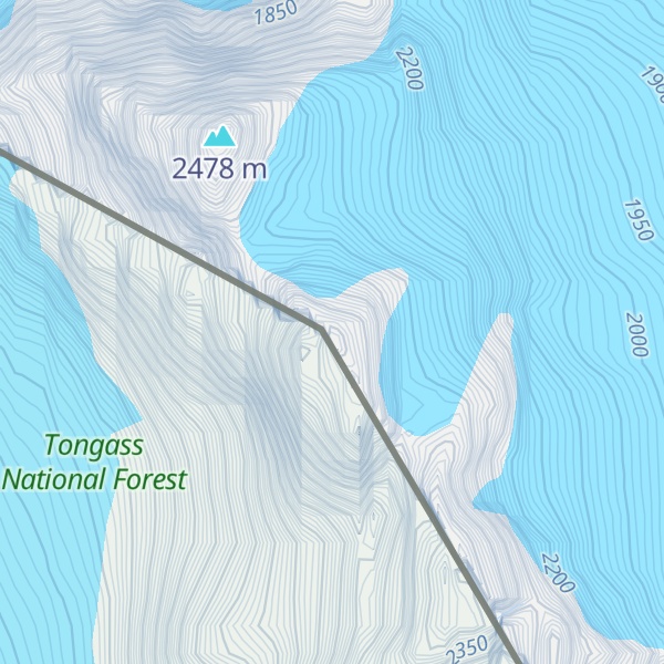 Map of Devils Paw