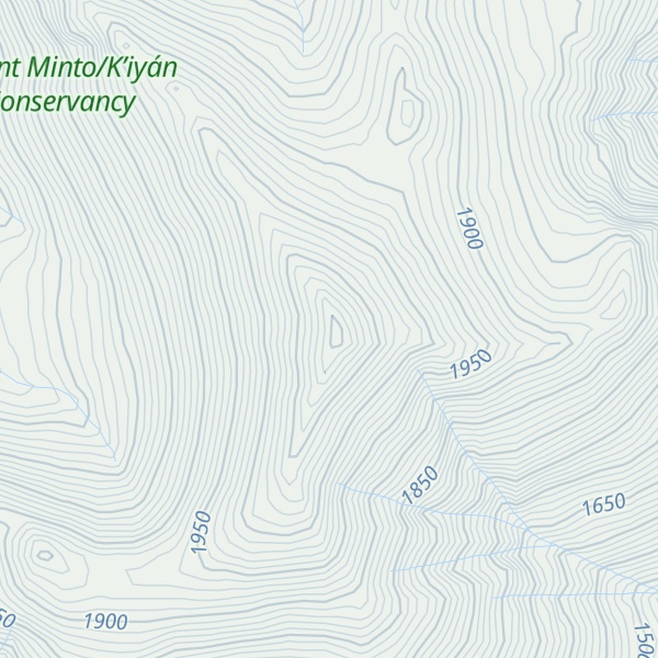 Map of Mount Minto