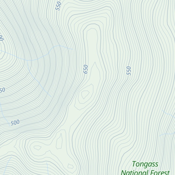 Map of Beauclerc Peak