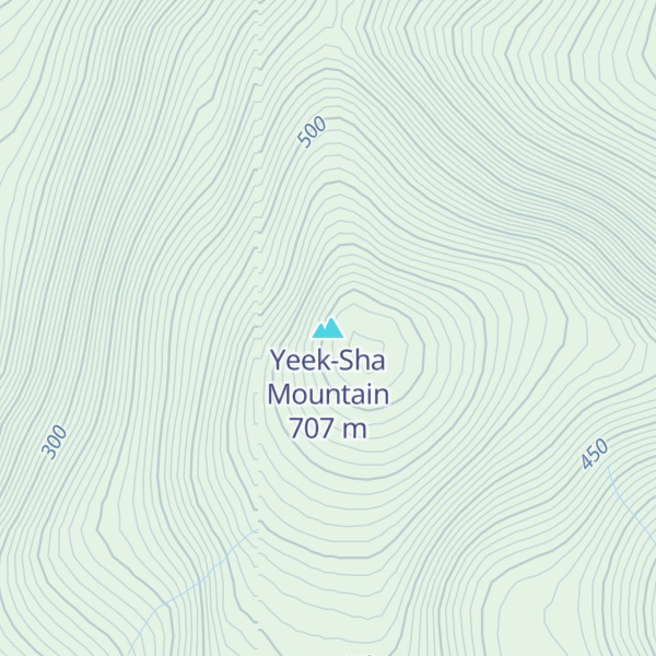 Map of Yeek-Sha Mountain