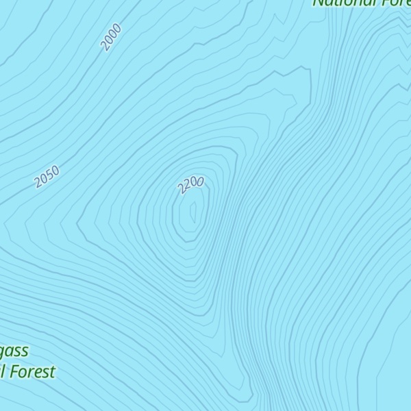 Map of Mount Moore