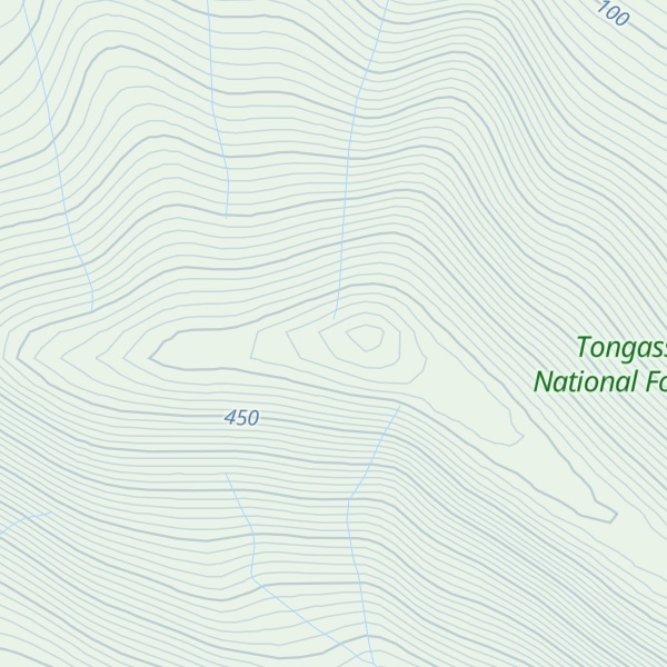 Map of North Mountain