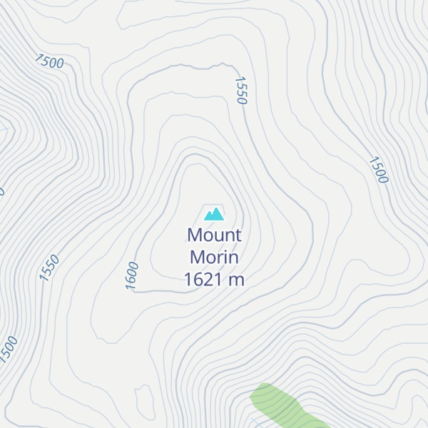Map of Mount Morin