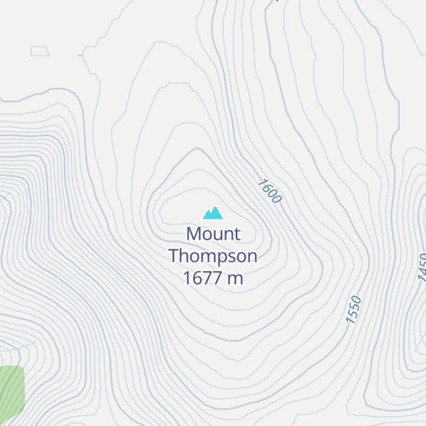 Map of Mount Thompson