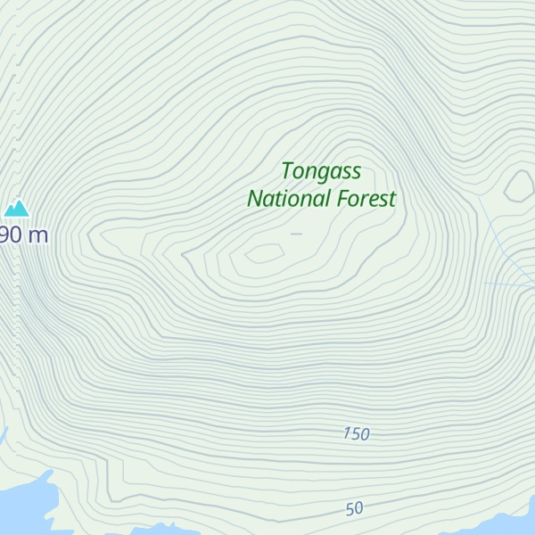 Map of Windy Peak