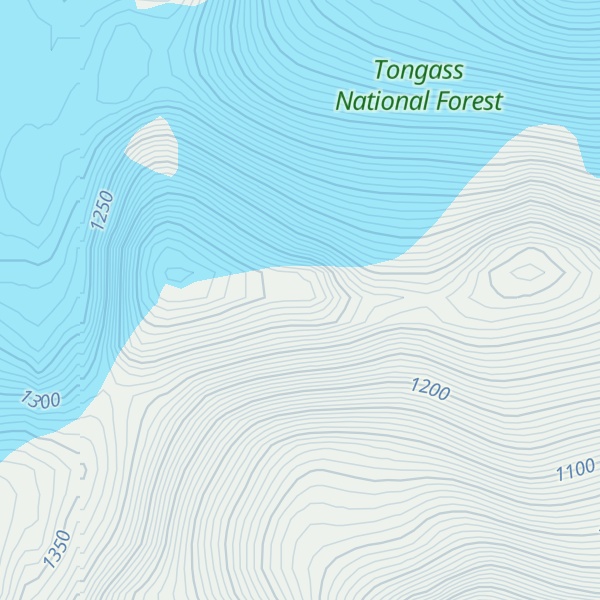 Map of Martin Peak