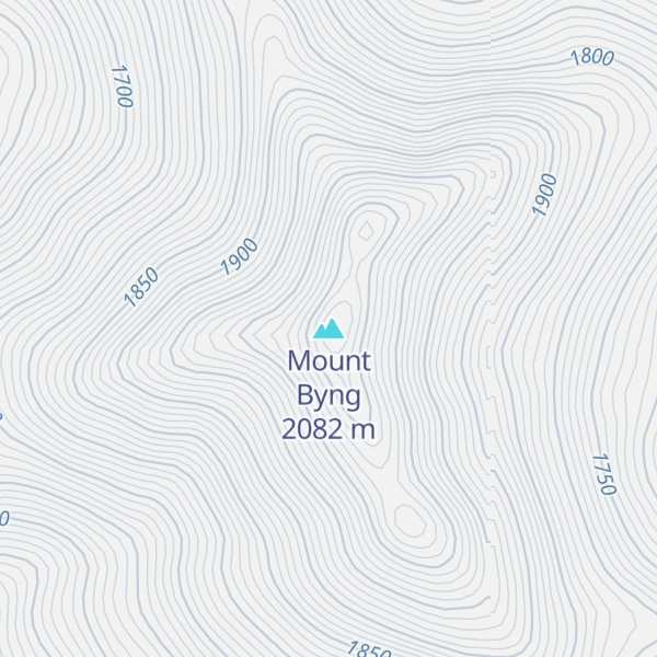 Map of Mount Byng