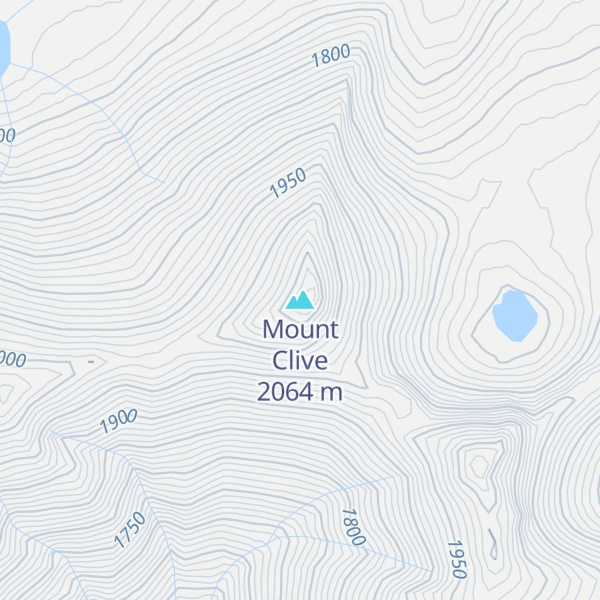 Map of Mount Clive