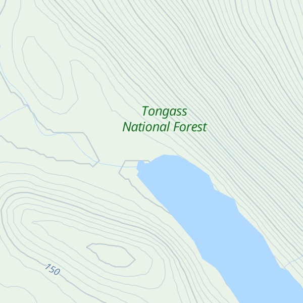 Map of Young Lake (North) Cabin