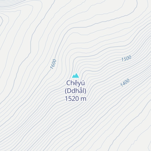 Map of Glenlyon Range