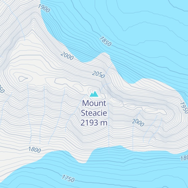 Map of Mount Steacie