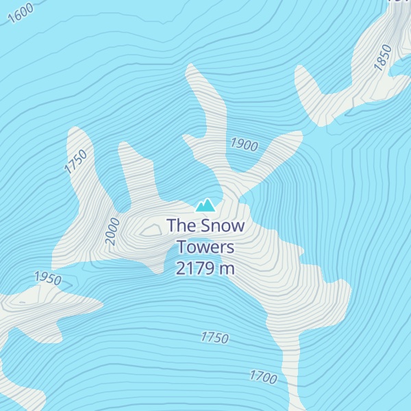 Map of The Snow Towers