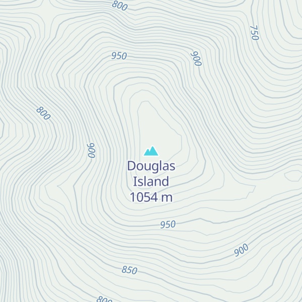 Map of Douglas Island