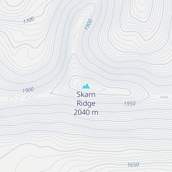 Map of Skarn Ridge