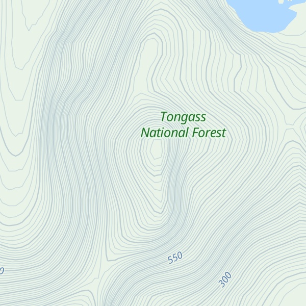 Map of Mount Harding