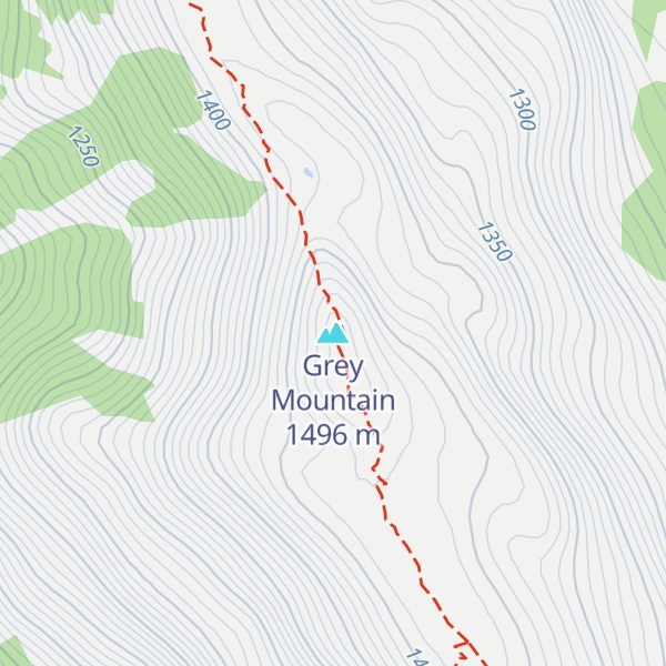 Map of Grey Mountain