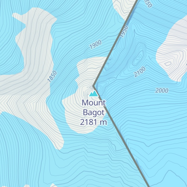 Map of Mount Bagot