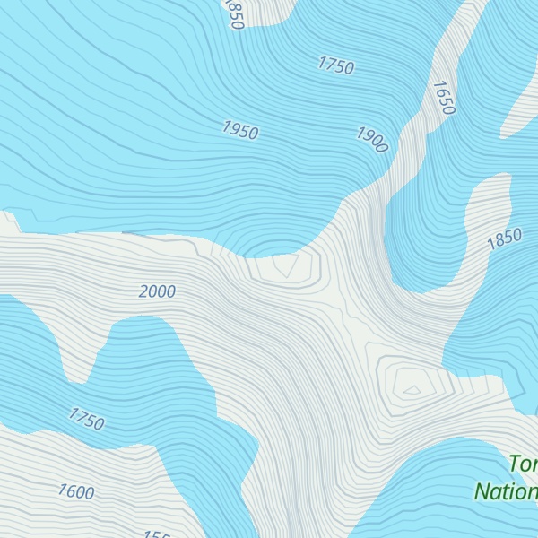 Map of Sawtooth Range (HP)