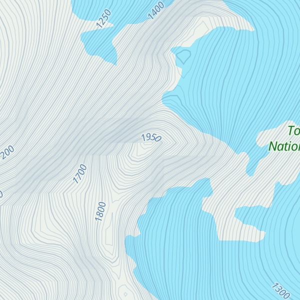 Map of Sinclair Mountain