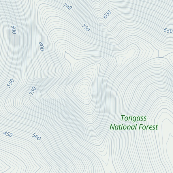 Map of North Sister