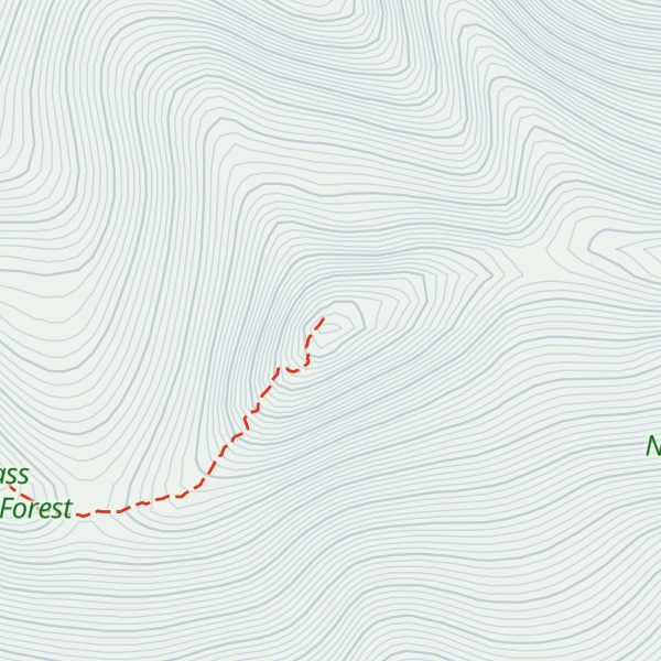 Map of Mount Verstovia