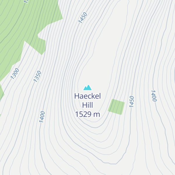 Map of Haeckel Hill