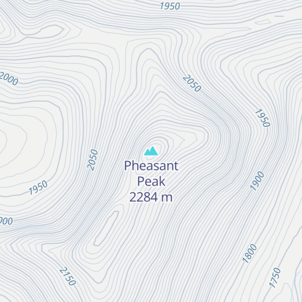 Map of Pheasant Peak