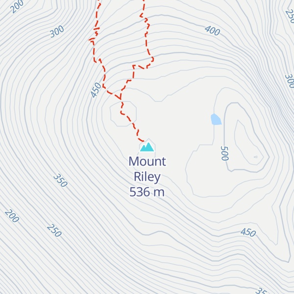 Map of Mount Riley