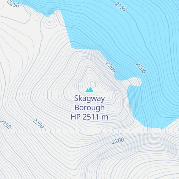 Map of Skagway Borough HP