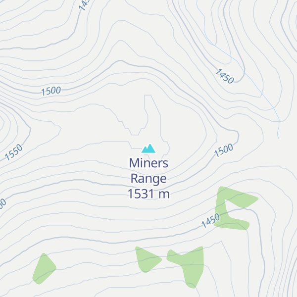 Map of Miners Range