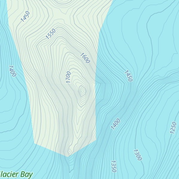 Map of Sitth-gha-ee Peak
