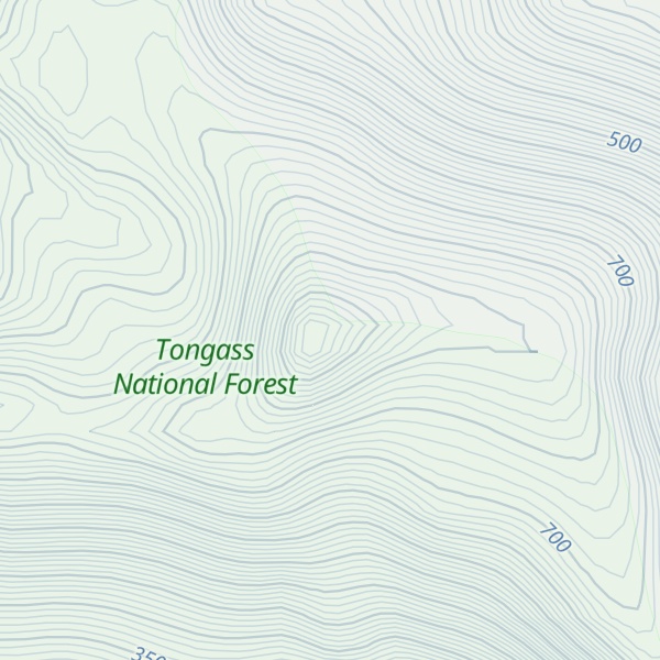 Map of Pinnacle Peak