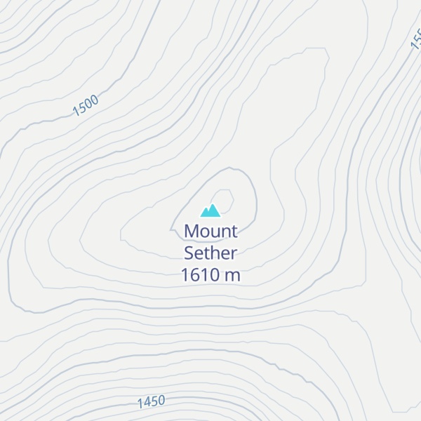 Map of Mount Sether
