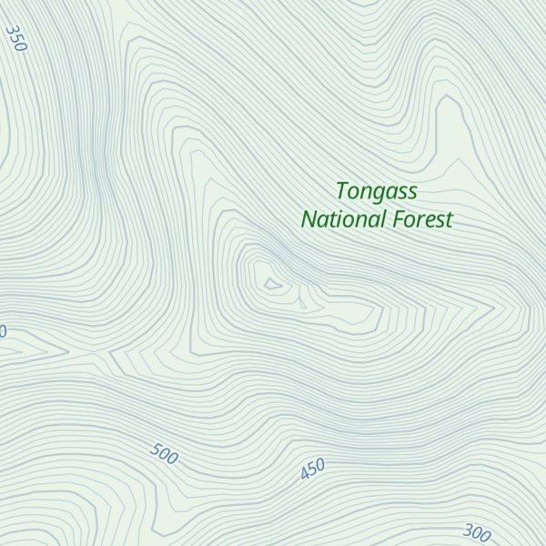 Map of Cub Mountain