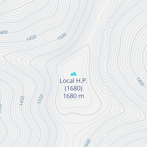 Map of Local H.P. (1680)