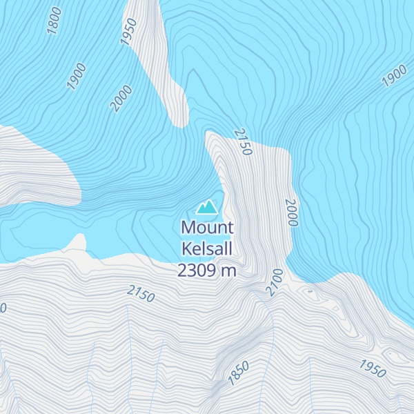 Map of Mount Kelsall