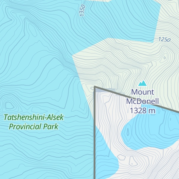 Map of Unmarked Boundary Point 150