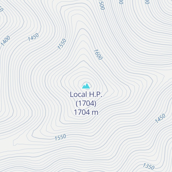 Map of Local H.P. (1704)