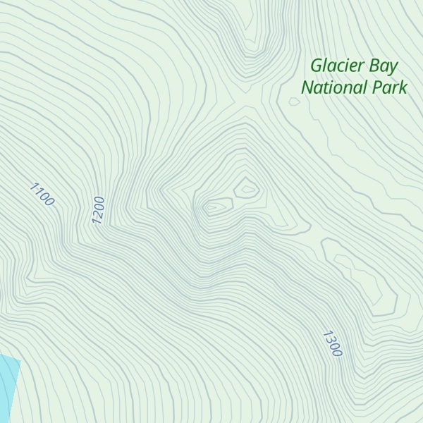 Map of July Fourth Mountain