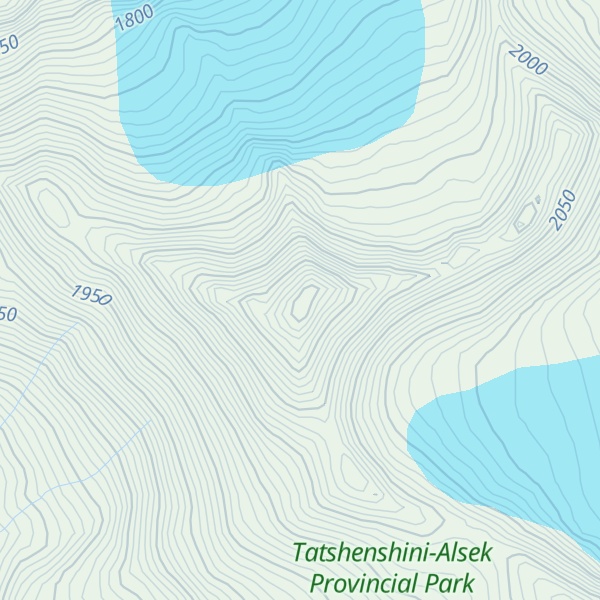 Map of Mount Parton