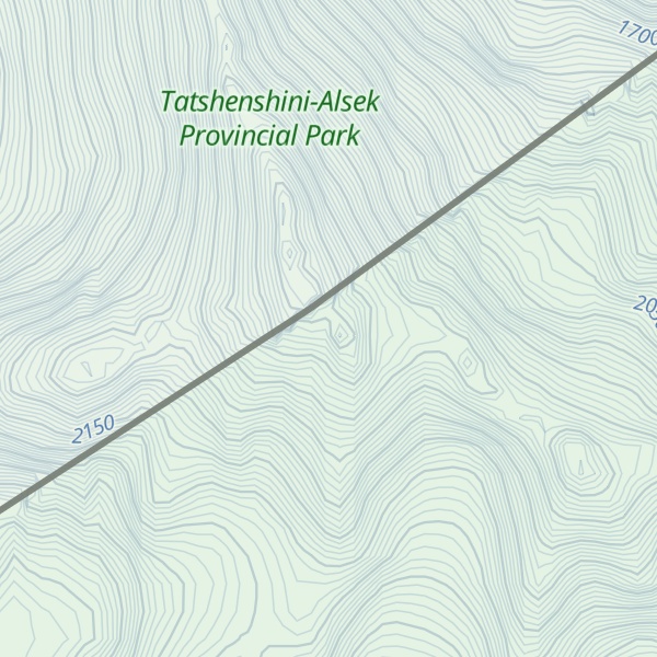 Map of Mount Barnard