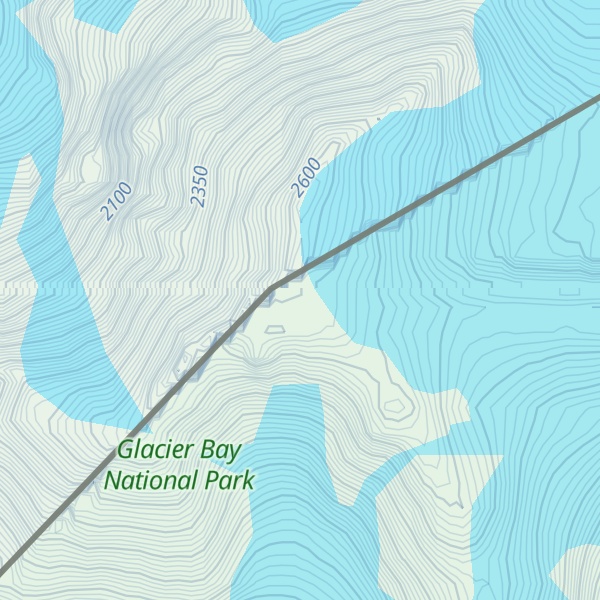 Map of Mount Turner