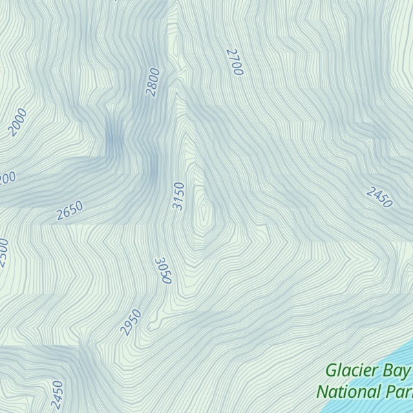 Map of Mount Wilbur