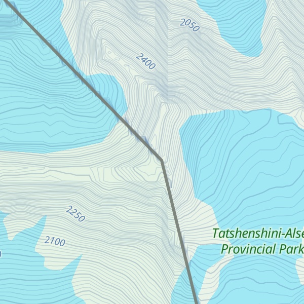 Map of Mount Hay