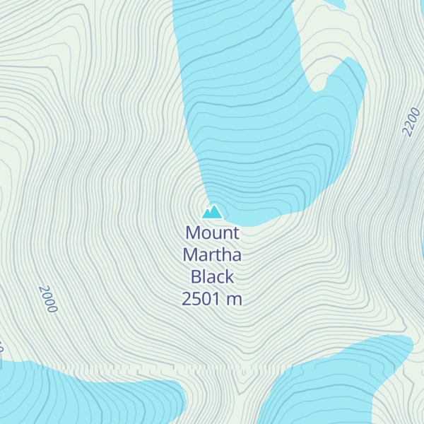 Map of Mount Martha Black