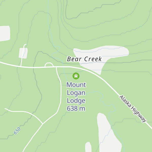 Map of Mount Logan Lodge