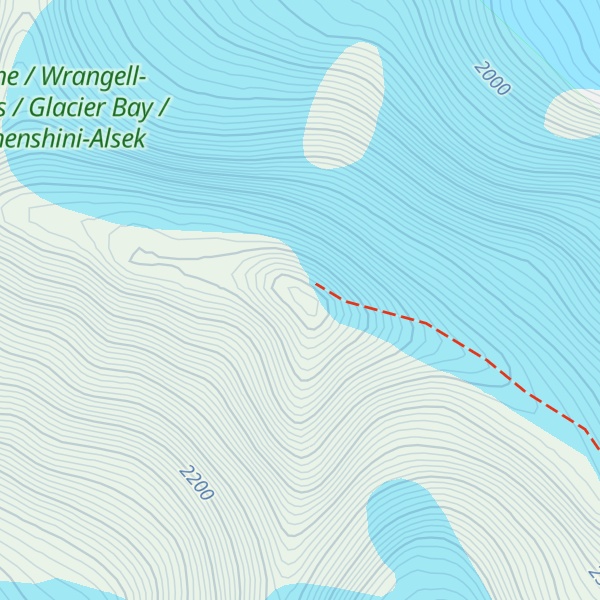 Map of Mount Archibald