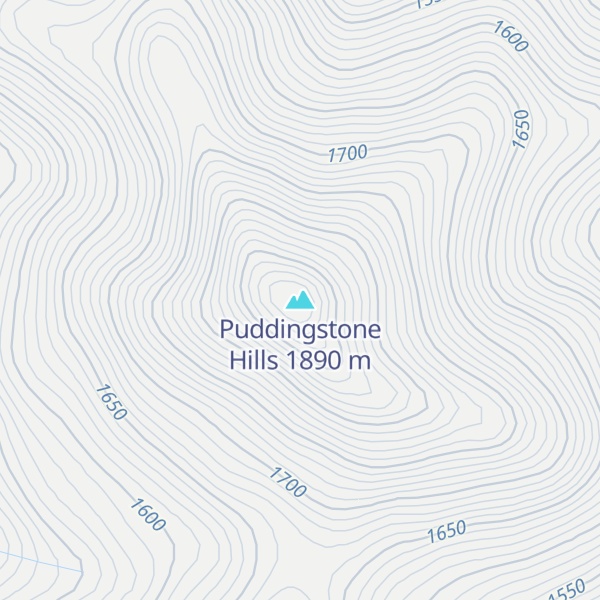 Map of Puddingstone Hills